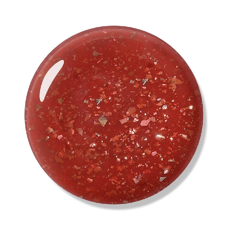 nail polish mood ring-Glitter Ridge Filler Base | Red Flash