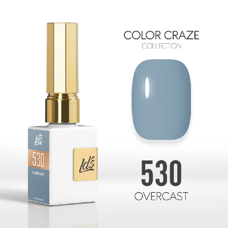 nail polish teal blue-LDS Color Craze Gel Nail Polish - 530 Overcast - 0.5oz