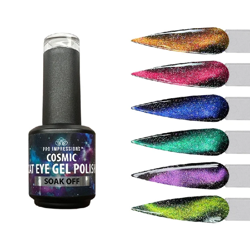 Nail art decoration tennis-Cosmic Cat Eye Gel Polish Collection