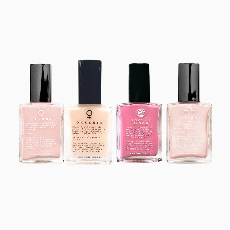 nail polish ombre effect-Pretty in Pink Nail Polish Bundle