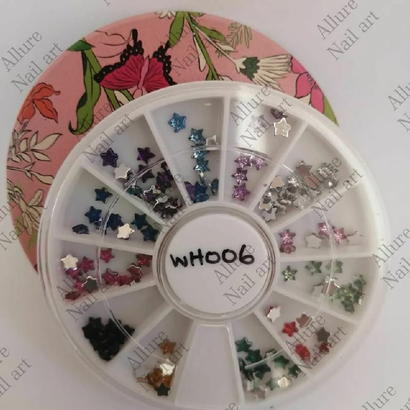 Nail rhinestone gift ideas-Star Rhinestones Nail Wheel Tray