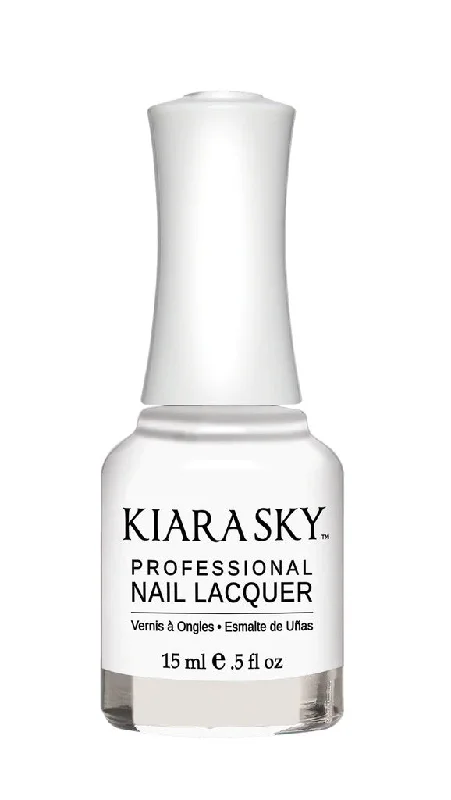 nail polish pot of gold-Kiara Sky Nail Lacquer - N623 Milky White