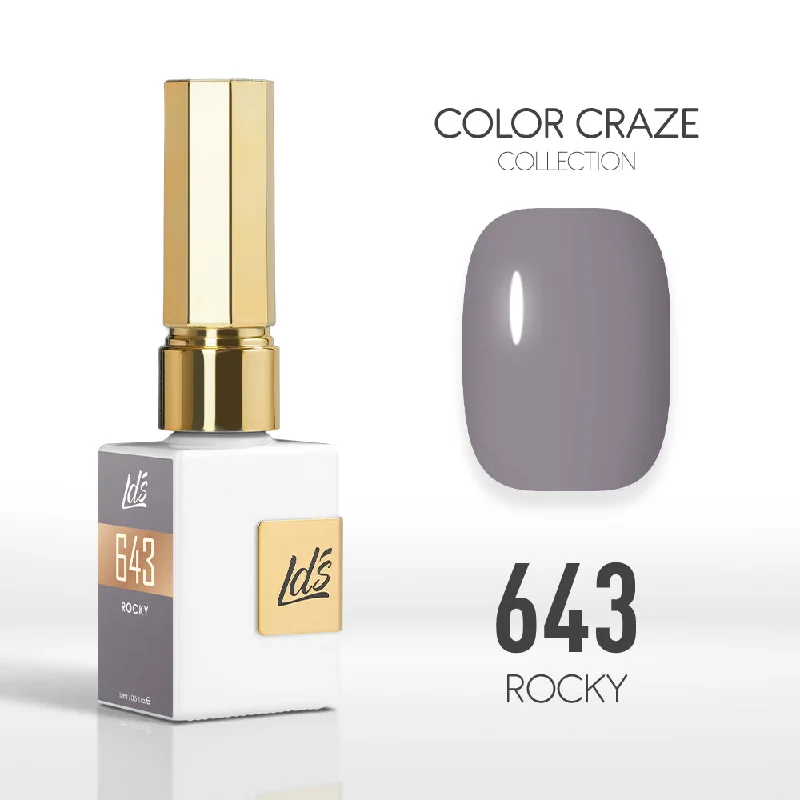 nail polish eco-friendly-LDS Color Craze Gel Nail Polish - 643 Rocky - 0.5oz