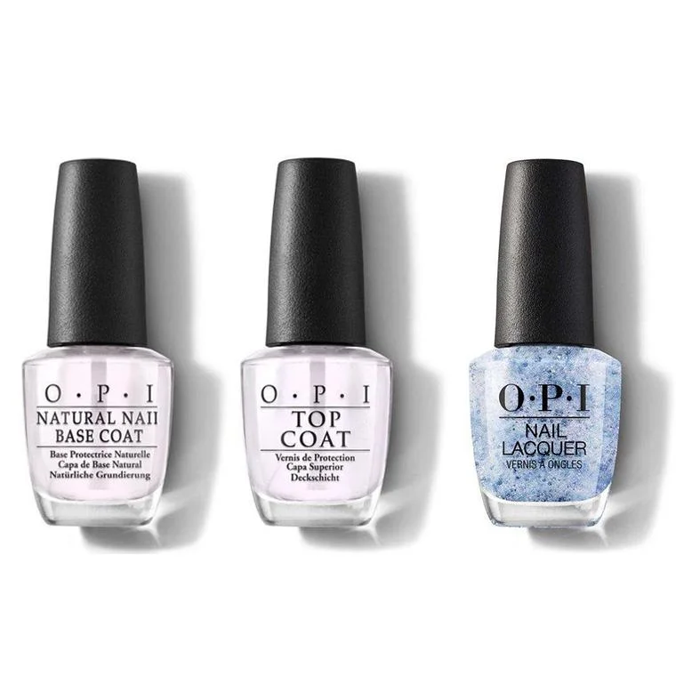 nail polish star design-OPI - Nail Lacquer Combo - Base, Top & Butterfly Me to the Moon 0.5 oz - #NLC79