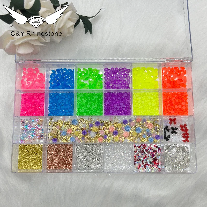 Nail art decoration ocean-C&Y Different Shape Rhinestone Nails Glass Crystal Nail Rhinestones Art 3d  For  Art Decoration