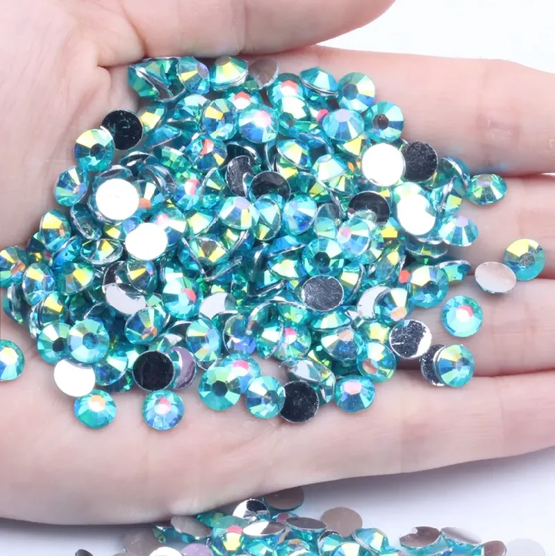 Nail rhinestone social media-Galaxy Aqua - AB Rhinestones