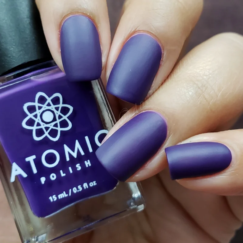 nail polish cold winter-Iodine (I) Matte