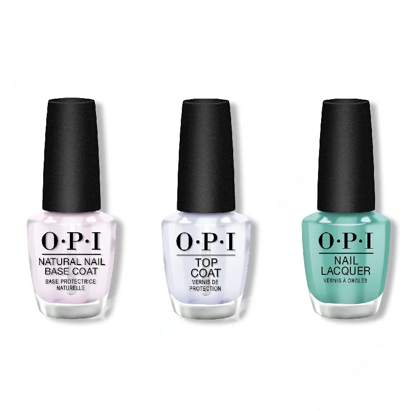 nail polish Pinterest designs-OPI - Nail Lacquer Combo - Base, Top & My Dogsled Is A Hybrid 0.5 oz - #NLN45