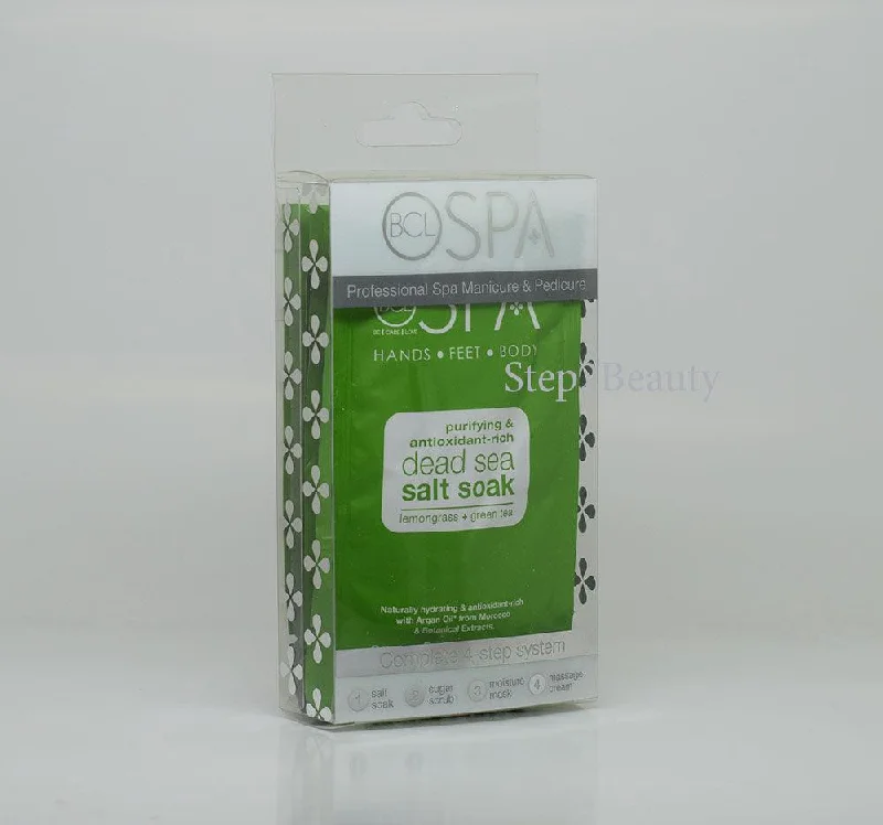 nail repair with moisturizer-BCL SPA Organic Manicure & Pedicure Complete 4 - step system | Lemongrass Green Tea