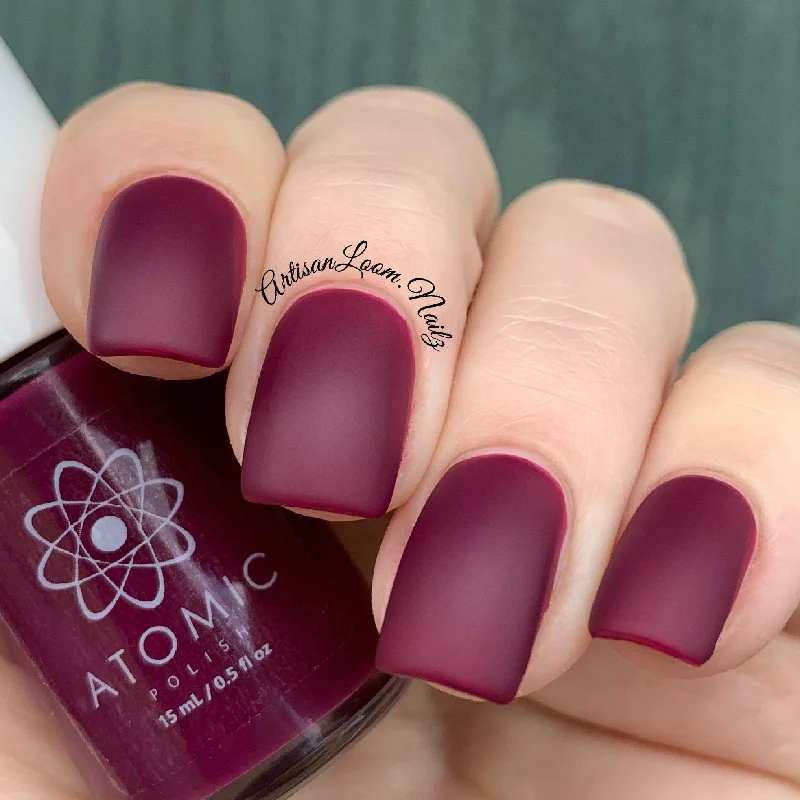 nail polish wet look-Lawrencium (Lr) Matte