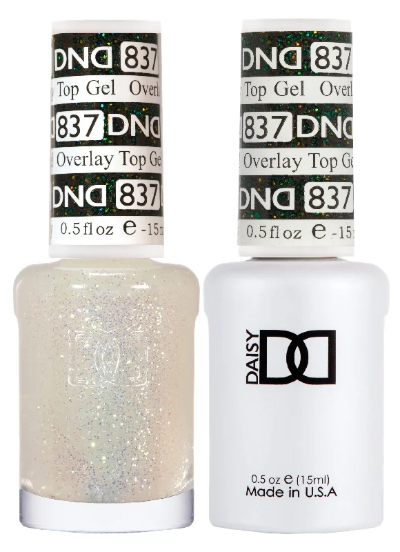 nail polish aurora borealis-DND 837 Overlay Top Gel Duo