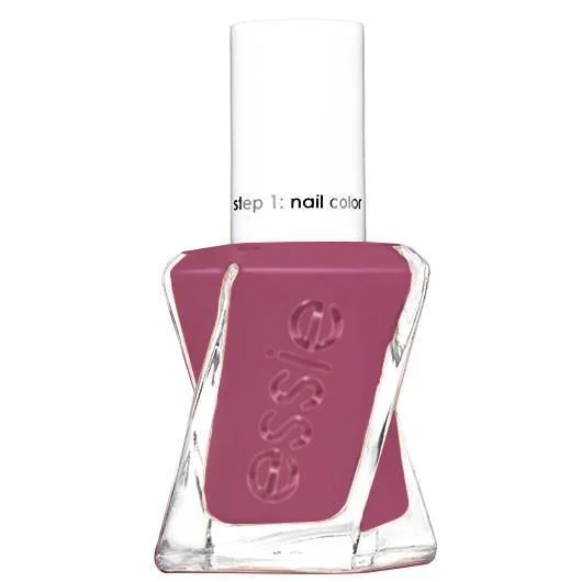 nail polish layered look-Essie Gel Couture - Gone With The Breeze - #1175