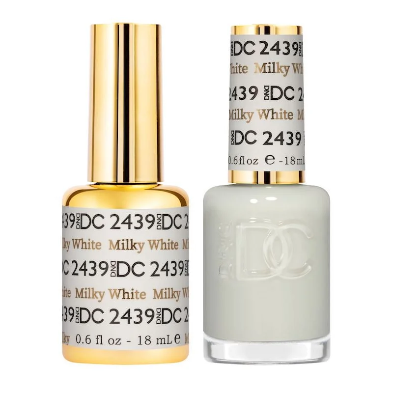 nail polish olive green-DC GEL 2439 Milky White