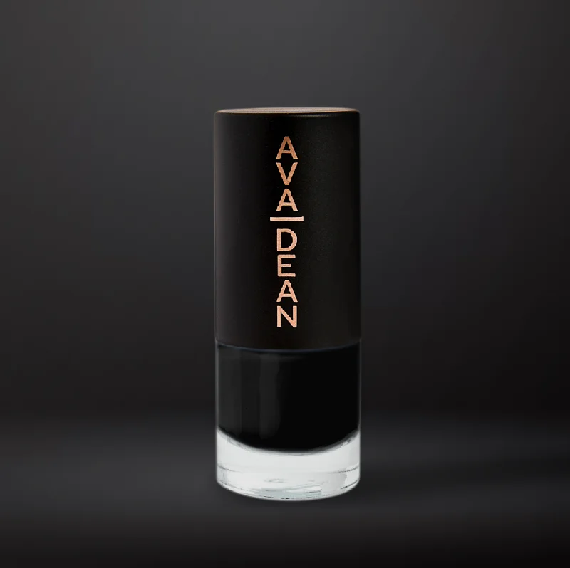 nail polish slate blue-Alexander James Black Nail Polish