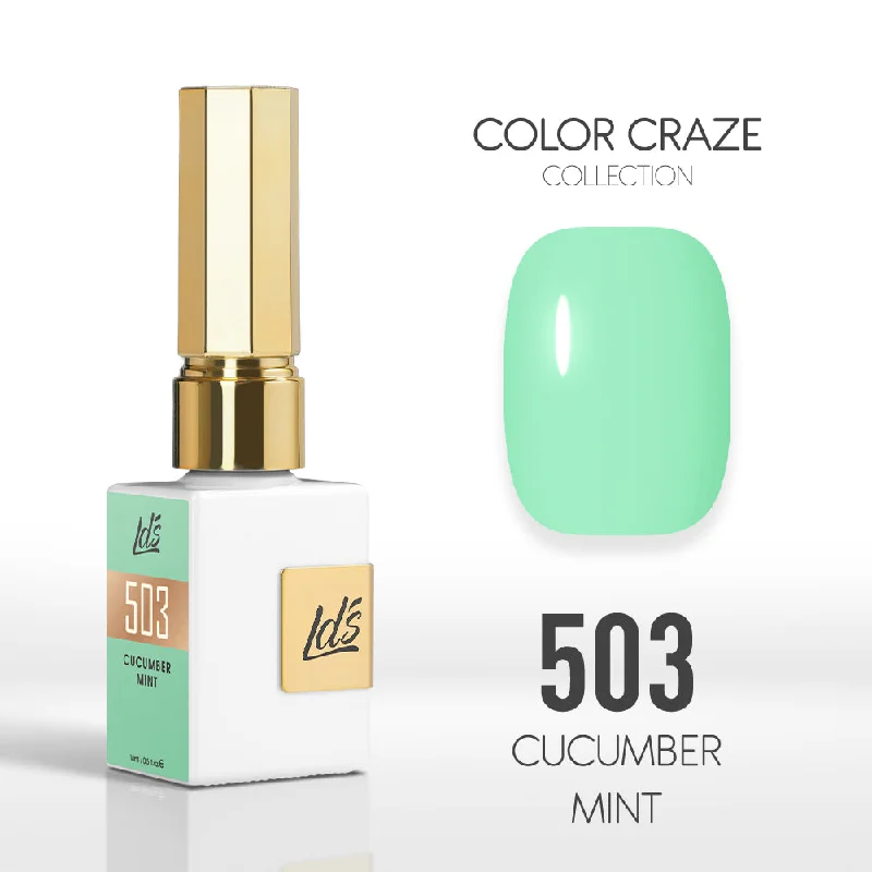 nail polish mint green-LDS Color Craze Gel Nail Polish - 503 Cucumber Mint - 0.5oz