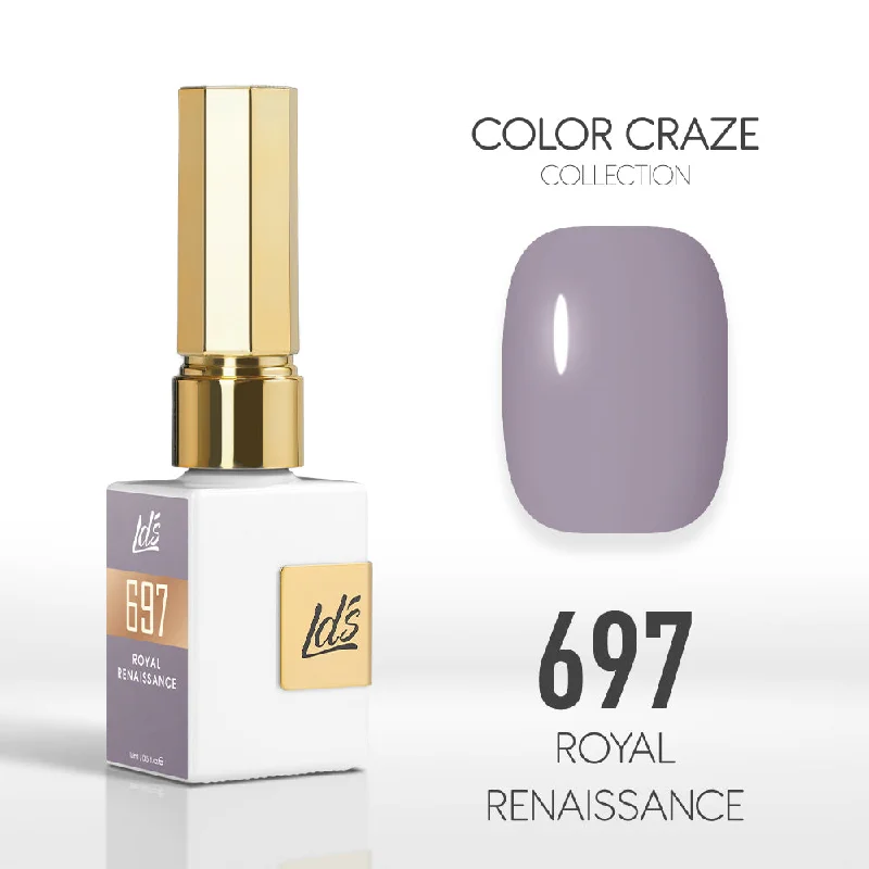 nail polish for sensitive skin-LDS Color Craze Gel Nail Polish - 697 Royal Renaissance - 0.5oz