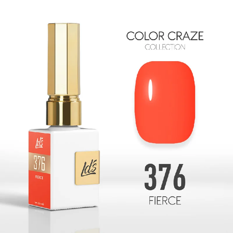 nail polish anime inspired-LDS Color Craze Gel Nail Polish - 376 Fierce - 0.5oz