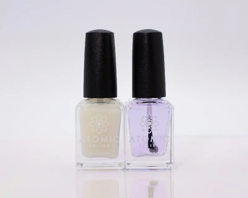 nail polish tundra white-Base and Top Coat Duo