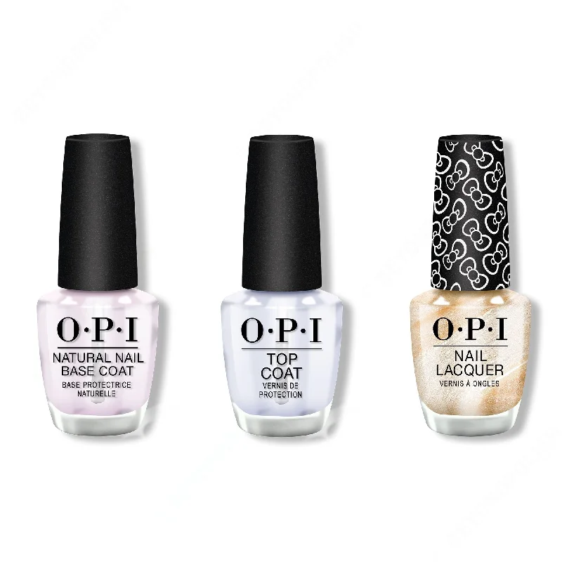 nail polish modern trends-OPI - Nail Lacquer Combo - Base, Top & Many Celebrations To Go! 0.5 oz - #HRL10