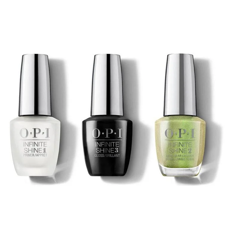 nail polish sparkle drop-OPI - Infinite Shine Combo - Base, Top & Olive for Pearls! - #ISLE99