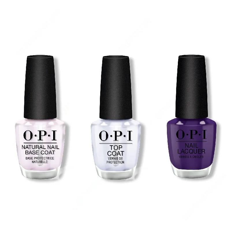 nail polish bohemian vibe-OPI - Nail Lacquer Combo - Base, Top & Mariachi Makes My Day 0.5 oz - #NLM93