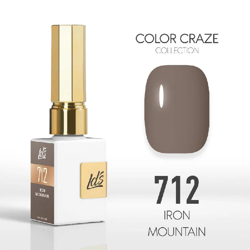 nail polish pedicure ideas-LDS Color Craze Gel Nail Polish - 712 Iron Mountain - 0.5oz