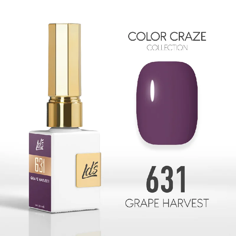 nail polish iridescent-LDS Color Craze Gel Nail Polish - 631 Grape Harvest - 0.5oz