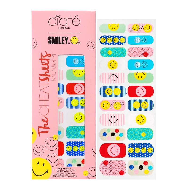 nail polish travel size-Ciaté London x Smiley® Nail Wraps