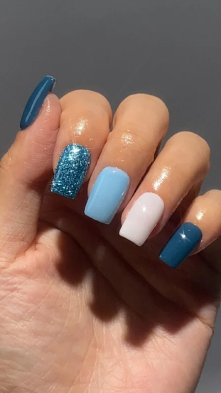 nail repair for yoga-Teals Shimmering Ocean