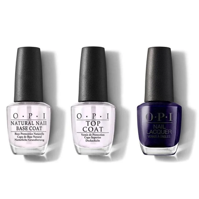 nail polish swirl design-OPI - Nail Lacquer Combo - Base, Top & Chills Are Multiplying! 0.5 oz - #NLG46