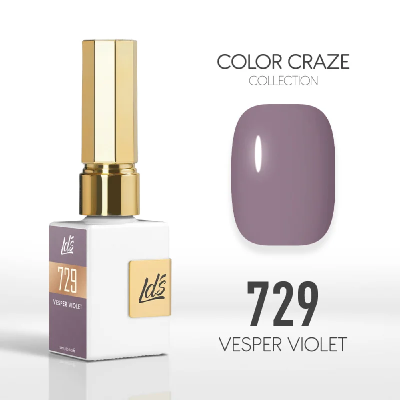 nail polish colors-LDS Color Craze Gel Nail Polish - 729 Vesper Violet - 0.5oz