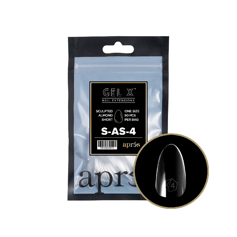 nail repair for autumn-APRES TIP BAG - 4 - SCULPTED ALMOND SHORT