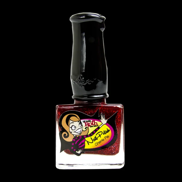 nail polish deep burgundy-Cherrie Pie Nail Polish