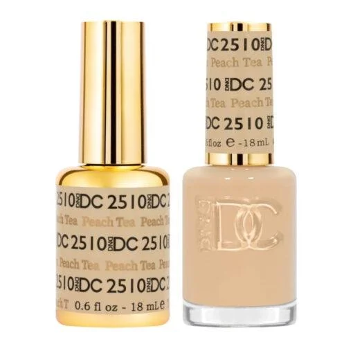 nail polish dwarf gold-DC GEL 2510 PEACH TEA