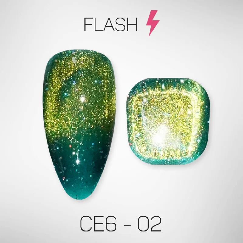 Nail art decoration for short nails-LAVIS Cat Eyes CE6 (Ver2) - 02 - Gel Polish 0.5 oz - Starlight Collection