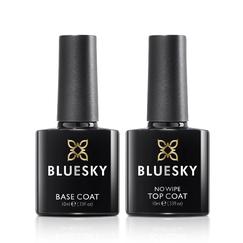 nail polish rainy mood-Shop | Base Coat & No Wipe Top Coat | 10ml*2pcs (US)