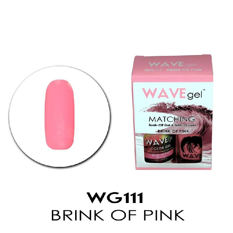 nail polish long lasting-Matching -Brink Of Pink WG111