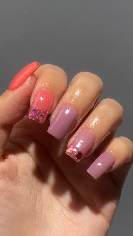 nail repair for busy moms-Sunkissed Ombre