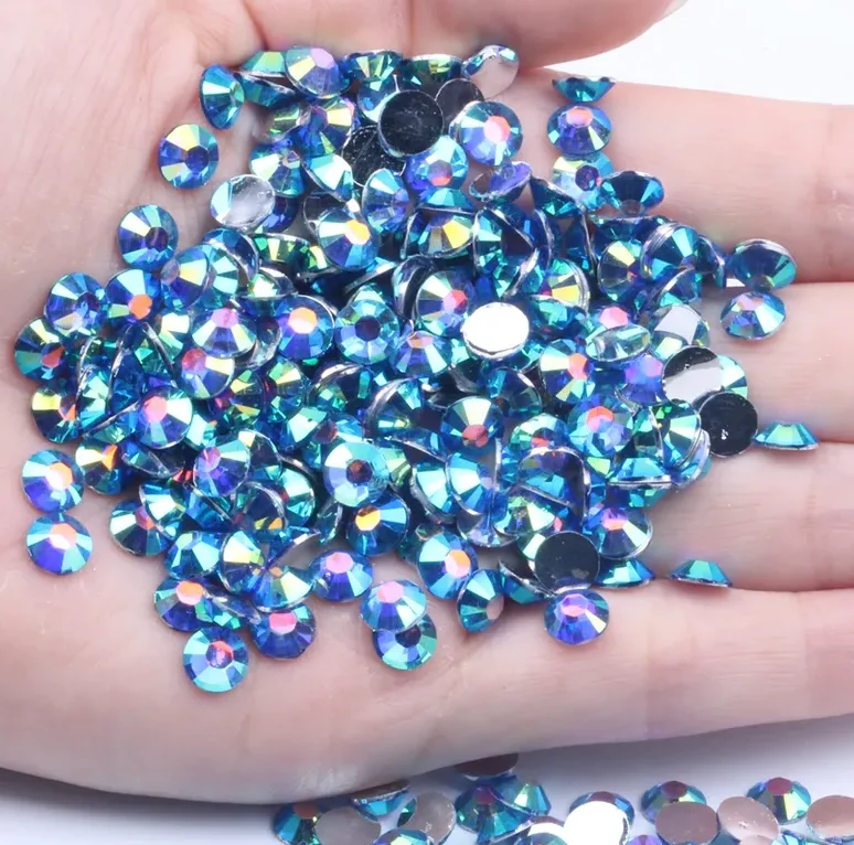 Nail rhinestone scratch-proof-Galaxy Sapphire - AB Rhinestones