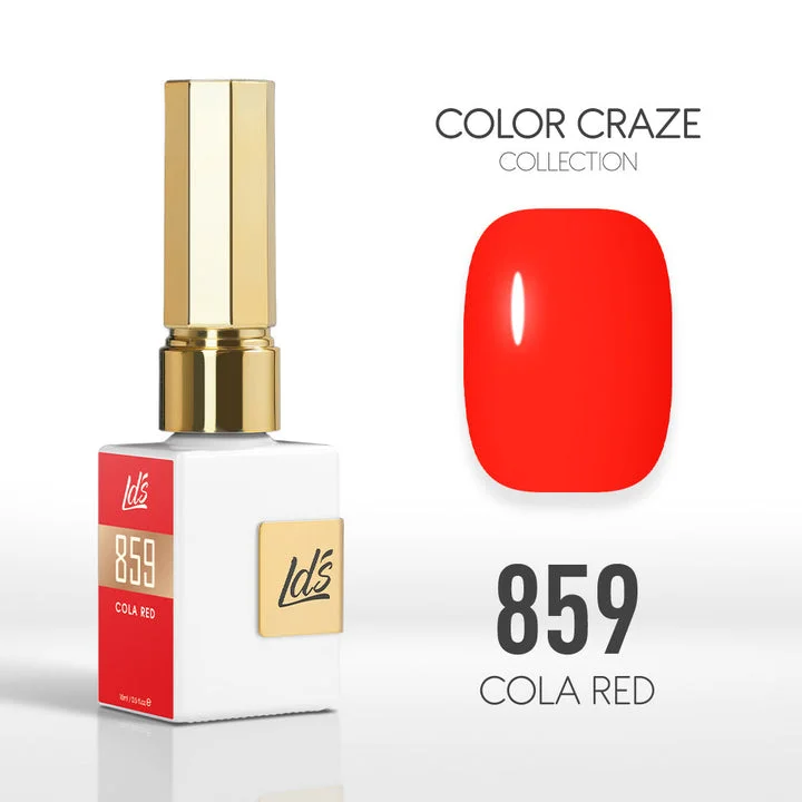 nail polish sunny day-LDS Color Craze Gel Nail Polish - 859 Cola Red - 0.5oz