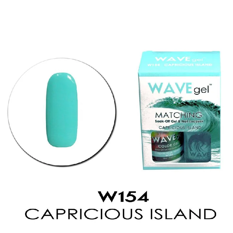 nail polish top coat-Matching -Capricious Island W154