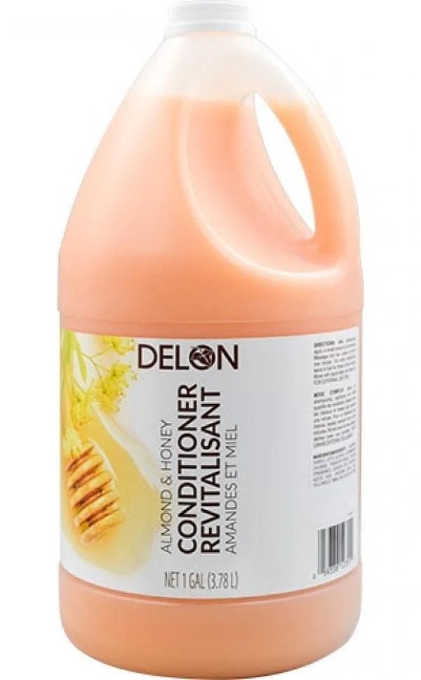 nail repair for swimming-D813Y-4DELON DELON ALMOND & HONEY CONDITIONER 3.78L