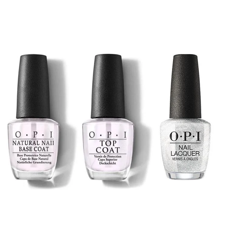 nail polish mood ring-OPI - Nail Lacquer Combo - Base, Top & Ornament to Be Together 0.5 oz - #NLHRJ02