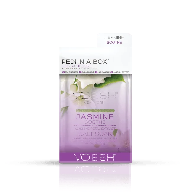 nail repair with nail patches-VOESH Pedi In A Box Deluxe 4 Step | JASMINE SOOTHE