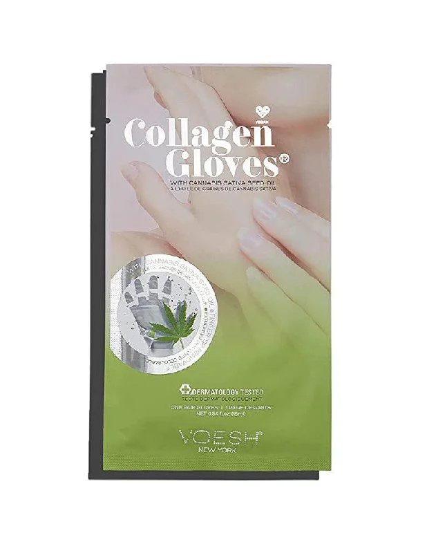 nail repair with nail repair veil-VOESH Collagen Gloves - With Cannabis Sativa Seed Oil