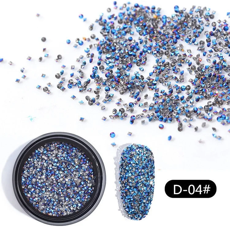 Nail rhinestone color combinations-Pixie Crystal For Nail Art Sharp Bottom Diamond Fine Rhinestones Of Small Pixies Nail