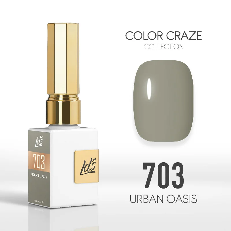 nail polish everyday wear-LDS Color Craze Gel Nail Polish - 703 Urban Oasis - 0.5oz