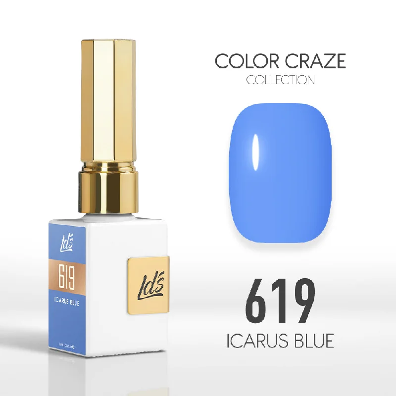 nail polish online shopping-LDS Color Craze Gel Nail Polish - 619 Icarus Blue - 0.5oz