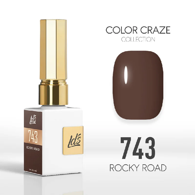 nail polish cruelty-free-LDS Color Craze Gel Nail Polish - 743 Rocky Road - 0.5oz