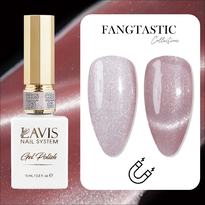 Nail art decoration press-on-LAVIS Cat Eyes CE15 - 03 - Gel Polish 0.5 oz - Fangtastic Collection